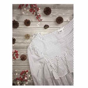 Gap Women’s Stripe & Bell-Sleeve Top